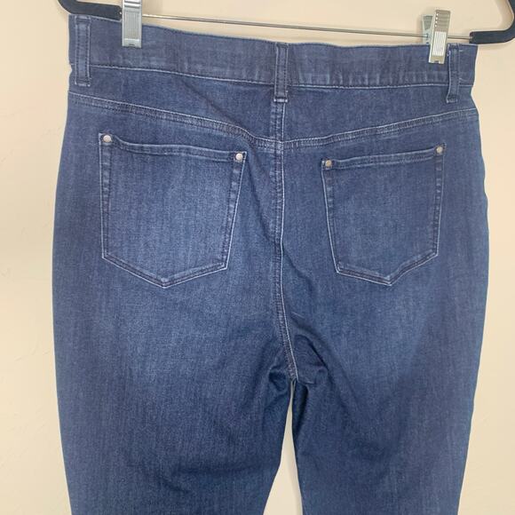 Chico's Fabulously Slimming Jeans Slim Cut Sz 1 Regular Medium Sz 8 - Picture 5 of 7